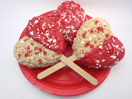 Valentine Rice Krispie Treats