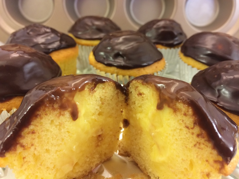 Boston Cream Cupcakes