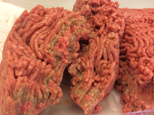 brown ground beef