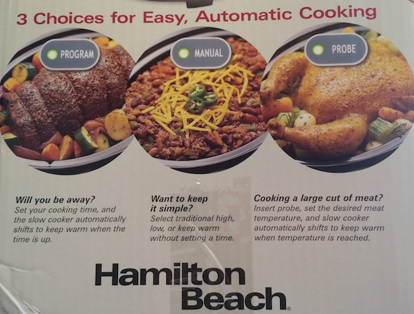 Hamilton Beach Slo Cooker