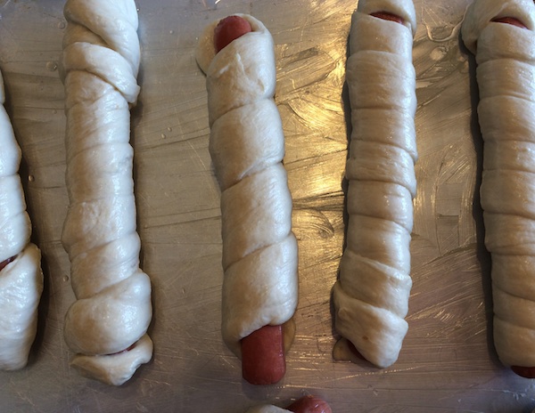 Stuffed Pretzel Dogs