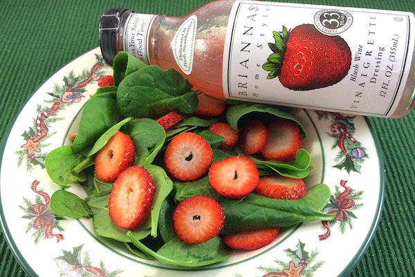 spinach strawberry salad